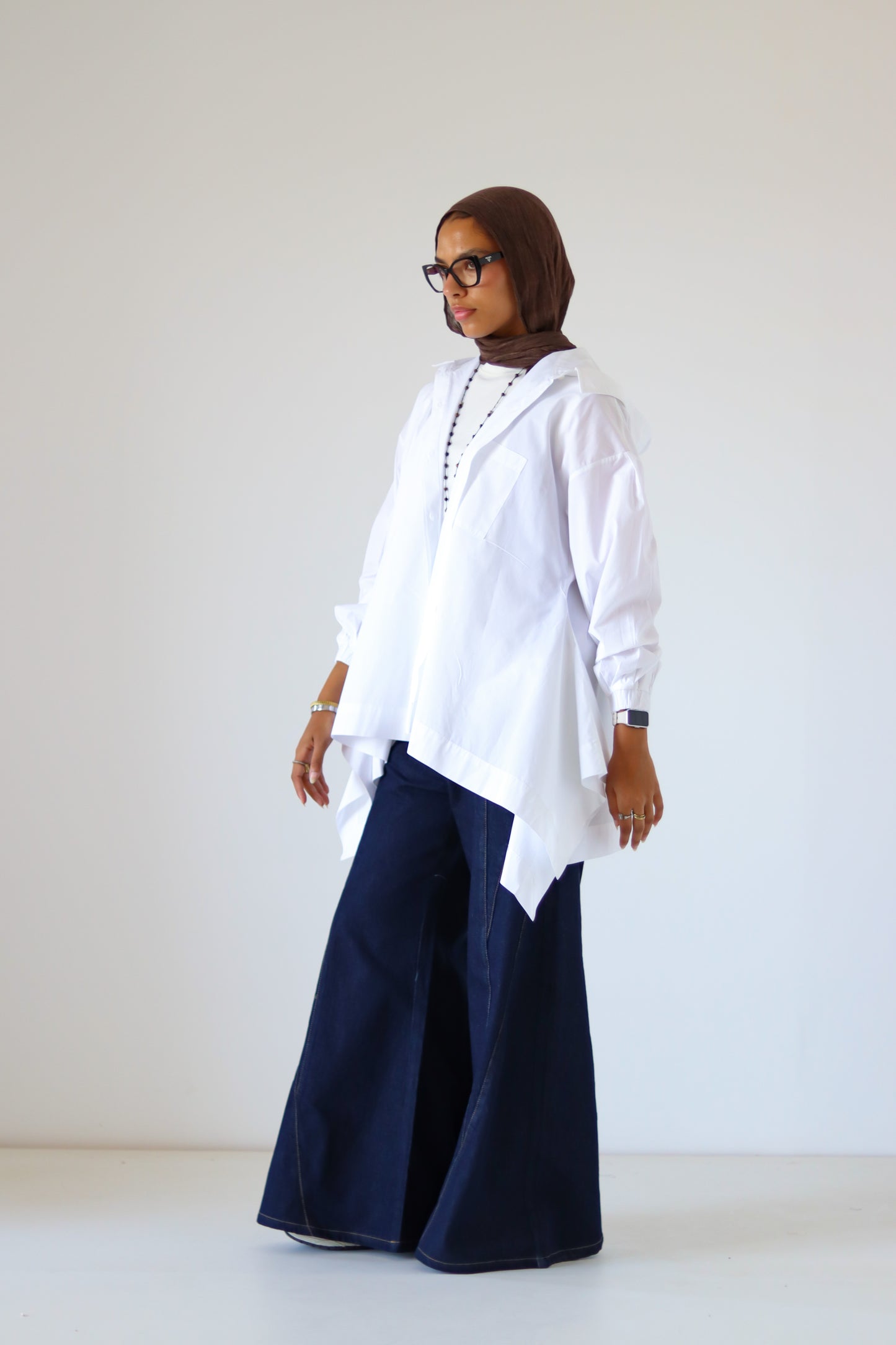 Wiggly Poplin Shirt — OffWhite
