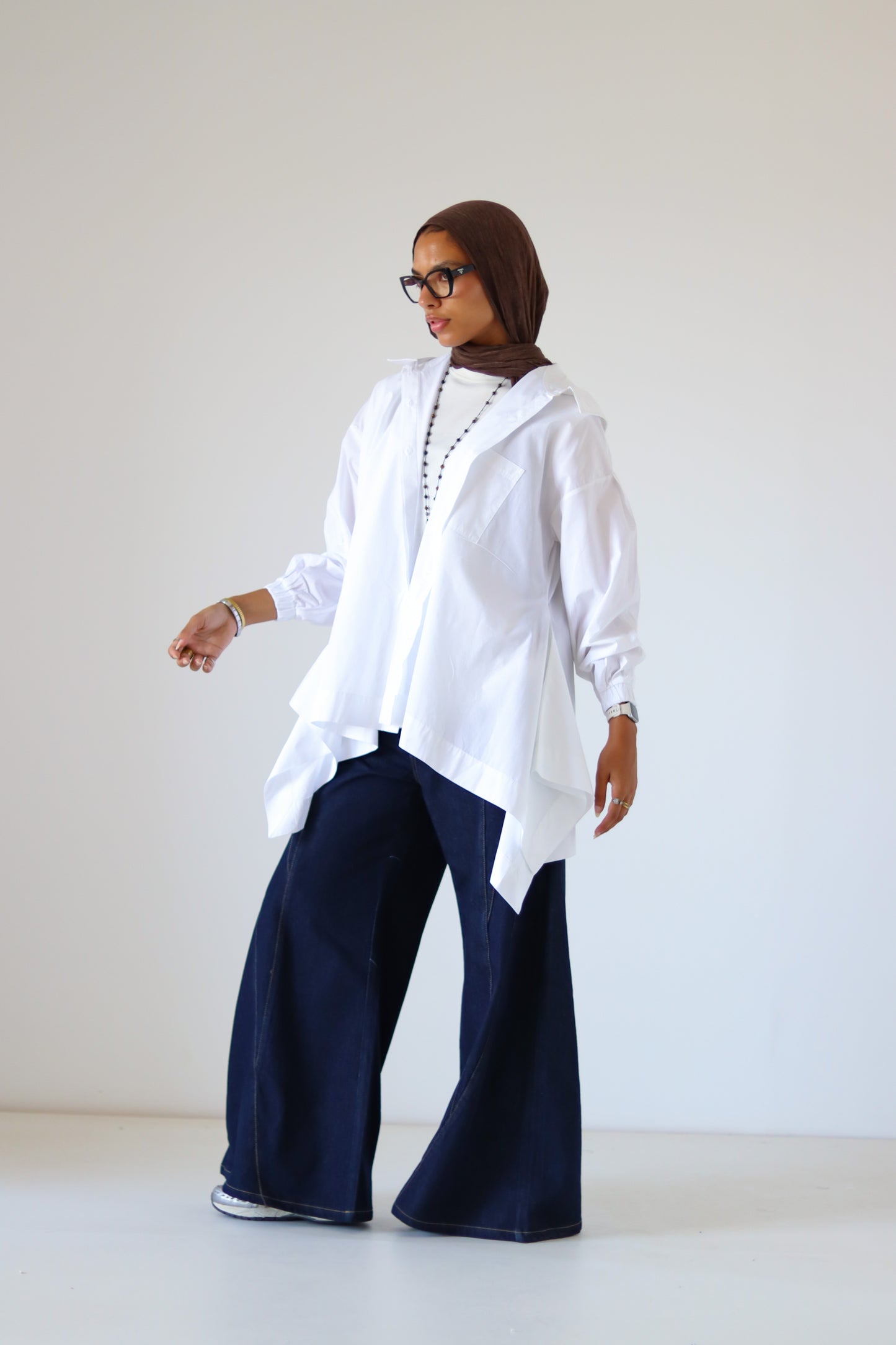 Wiggly Poplin Shirt — OffWhite