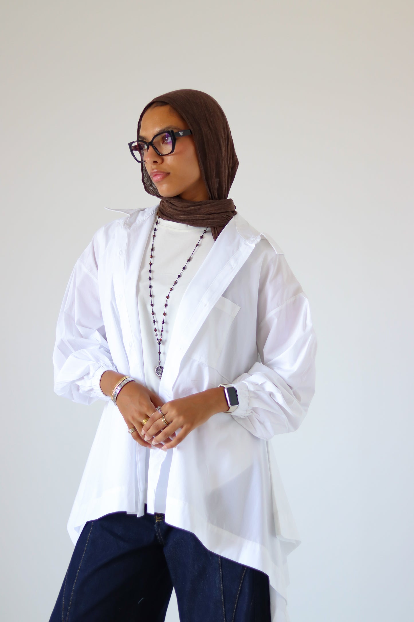 Wiggly Poplin Shirt — OffWhite