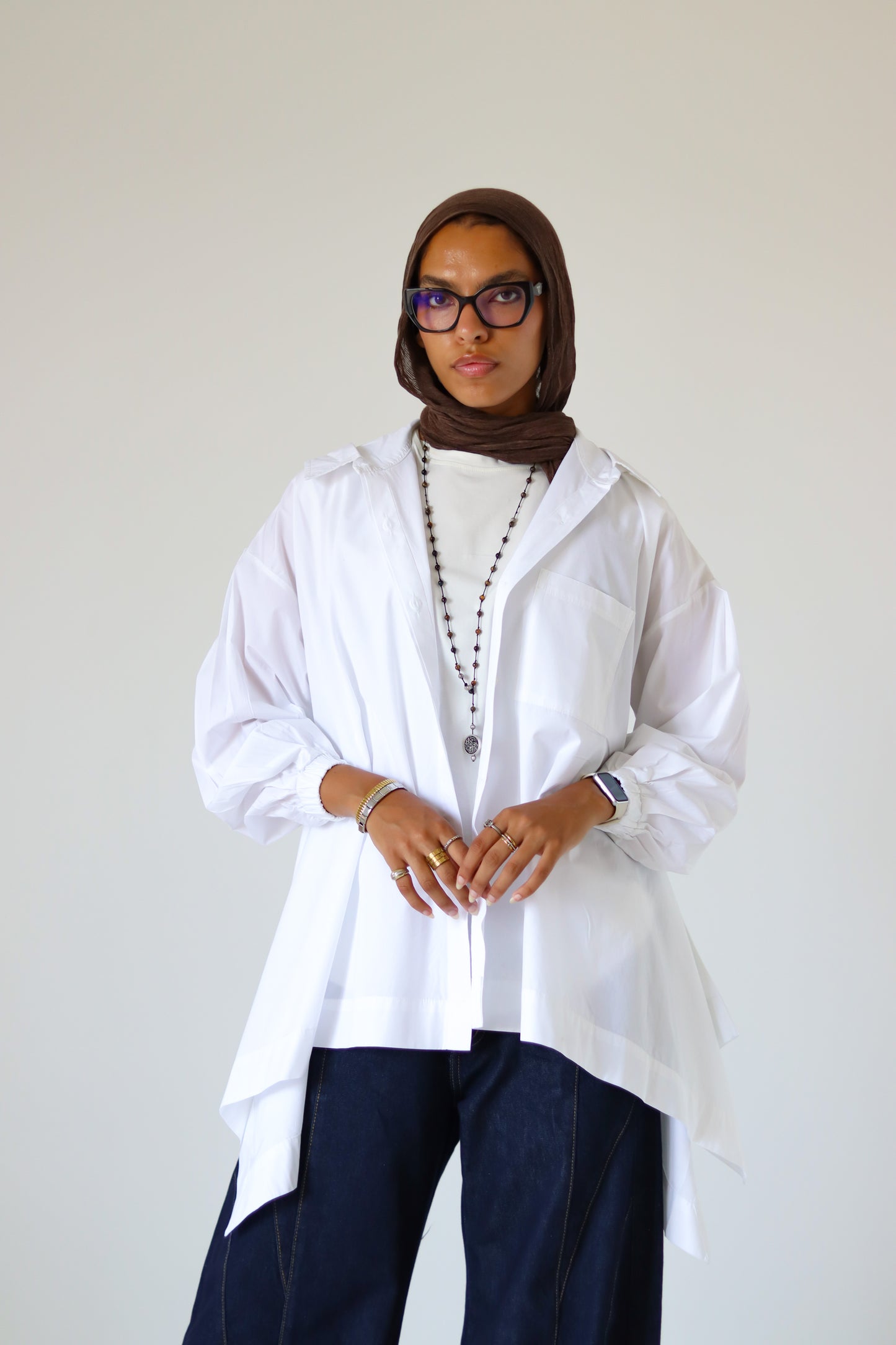 Wiggly Poplin Shirt — OffWhite