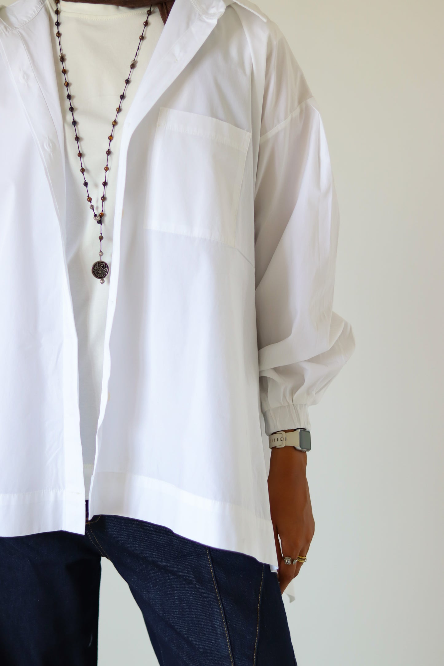 Wiggly Poplin Shirt — OffWhite