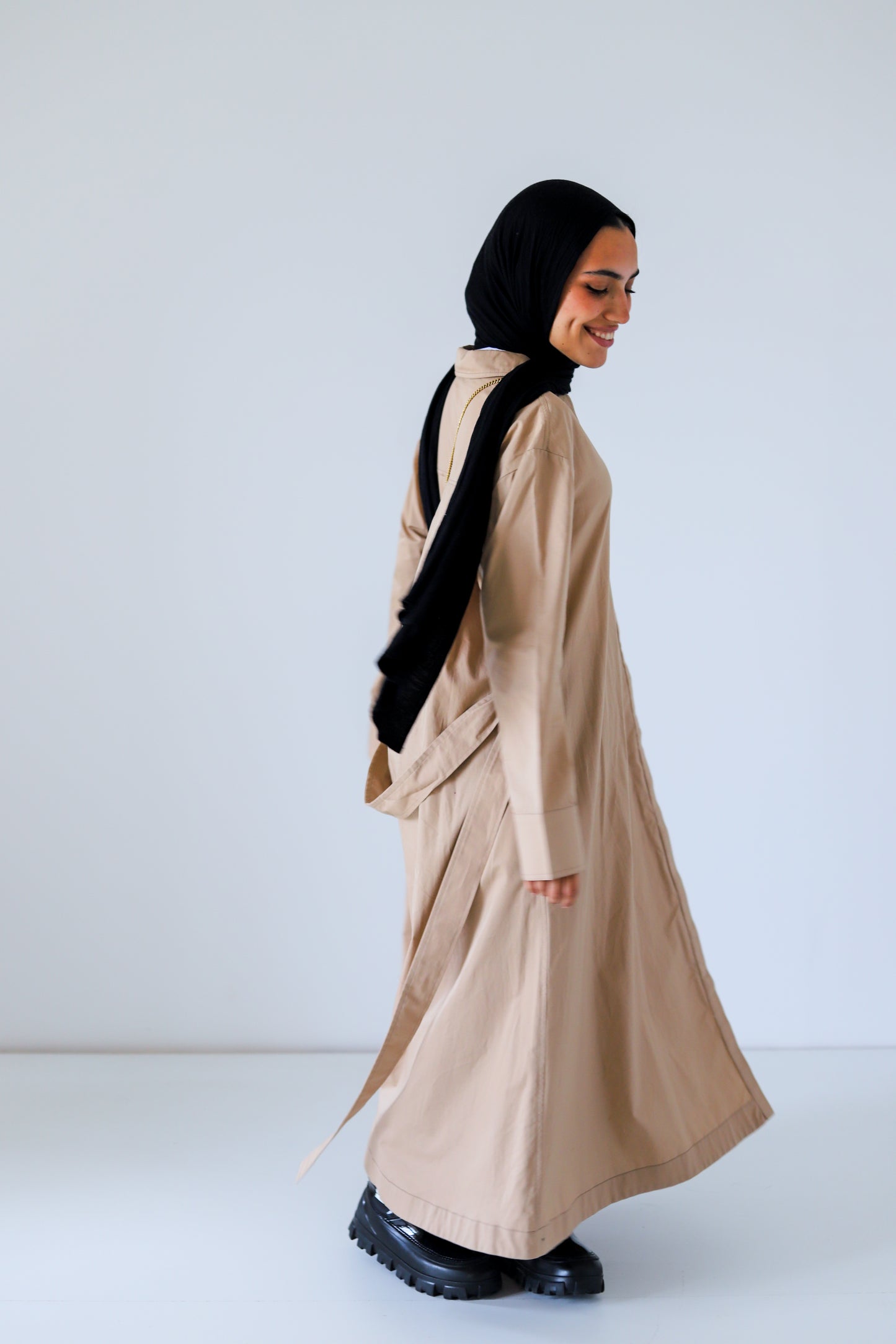 Easy To Style Dress — Beige