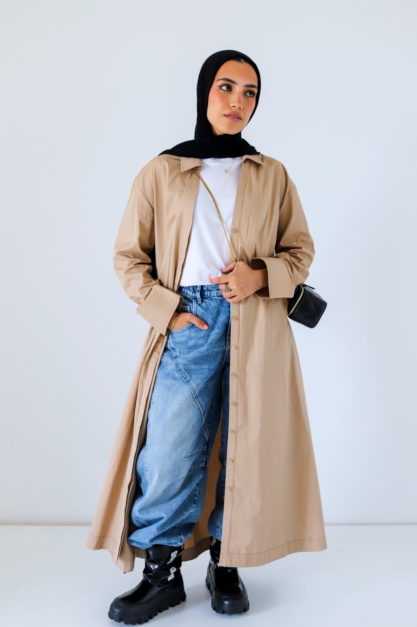 Easy To Style Dress — Beige