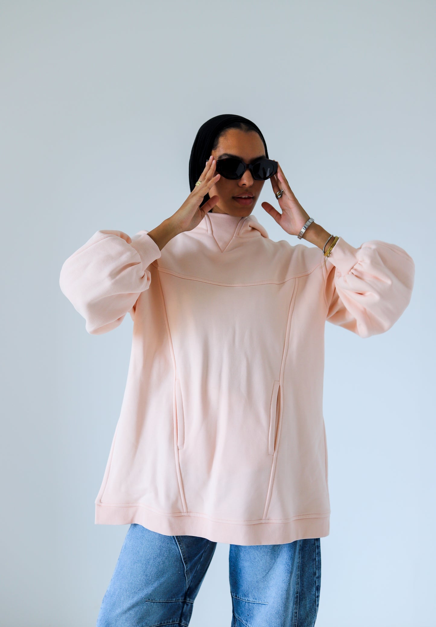 Cozy Hoodie — Baby Pink