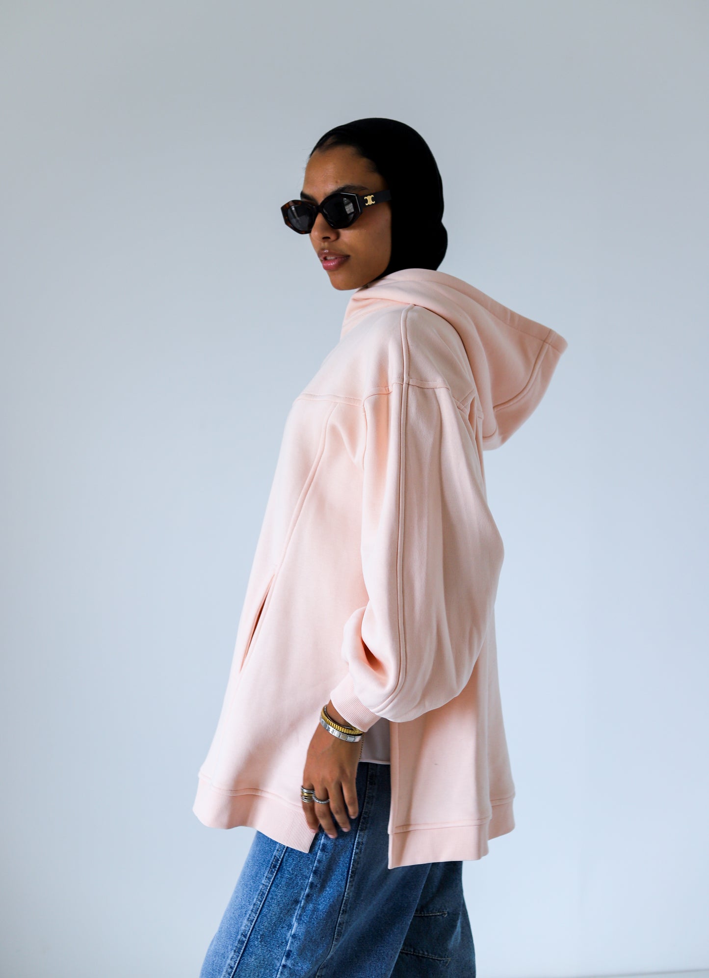 Cozy Hoodie — Baby Pink