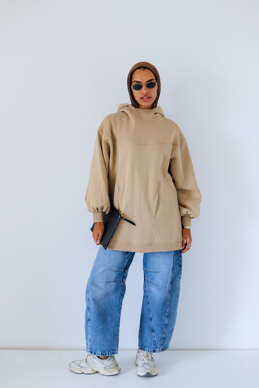 Cozy Hoodie — Beige
