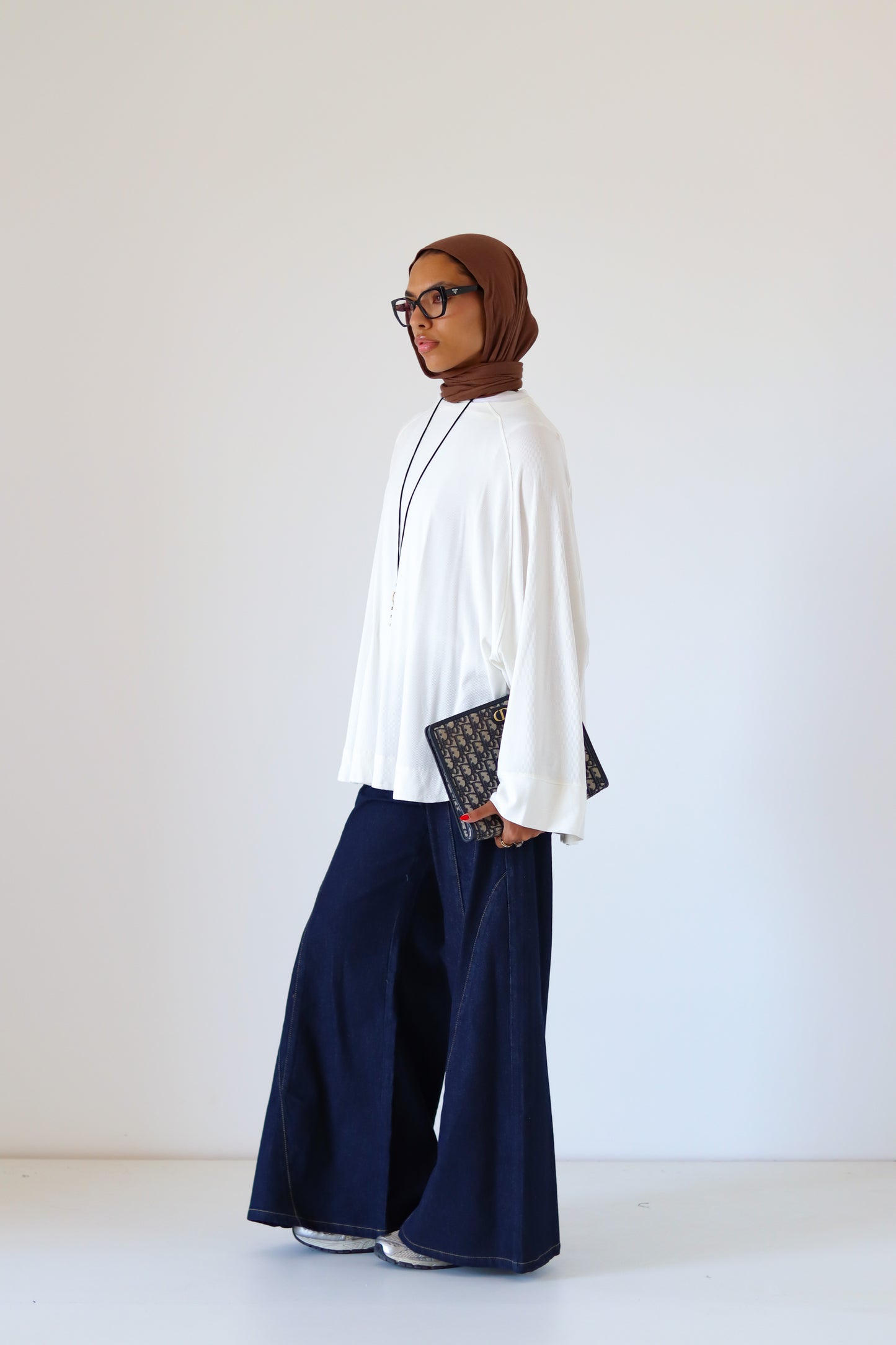 Wingo Pleated Top — Offwhite