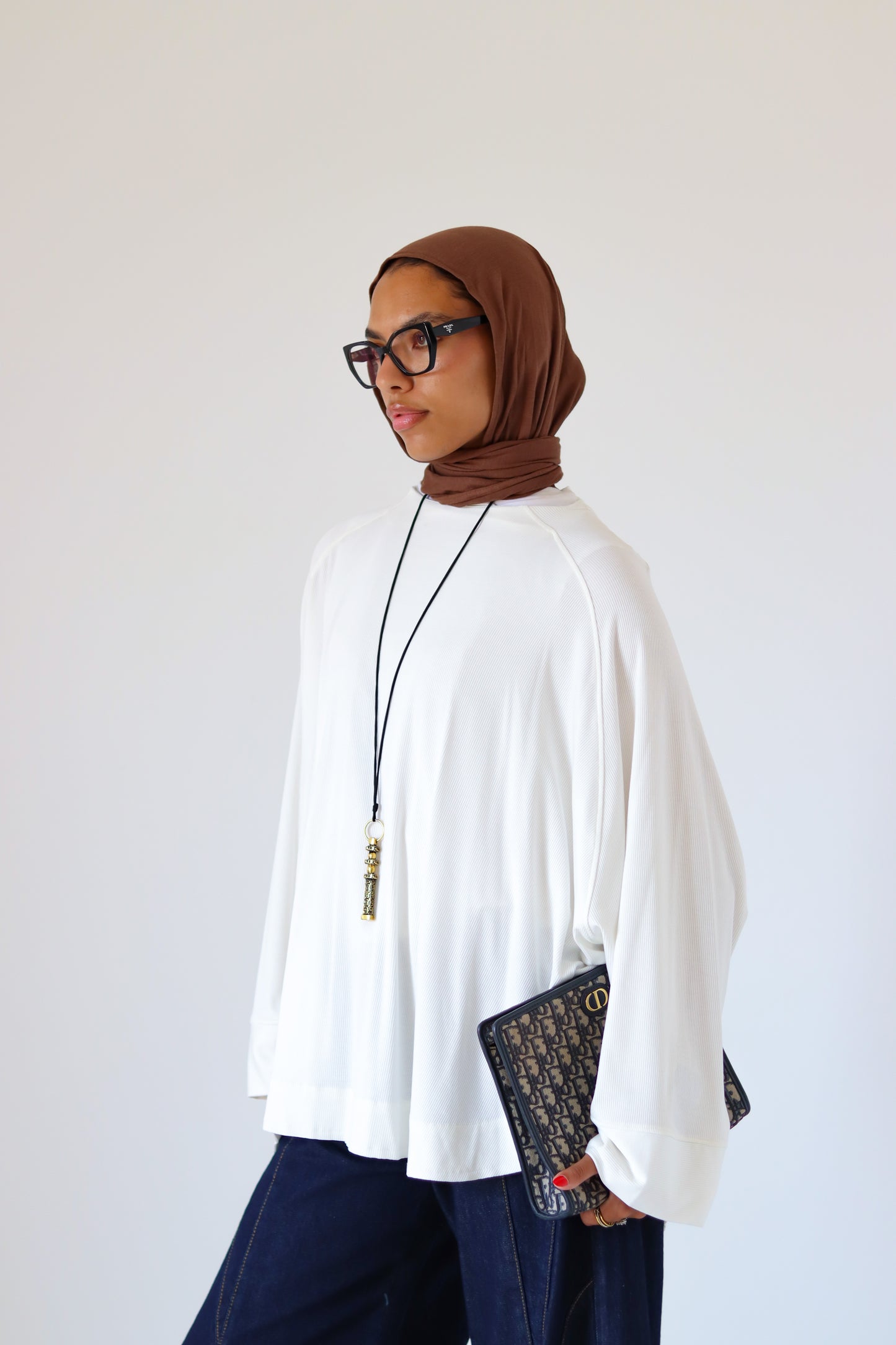 Wingo Pleated Top — Offwhite